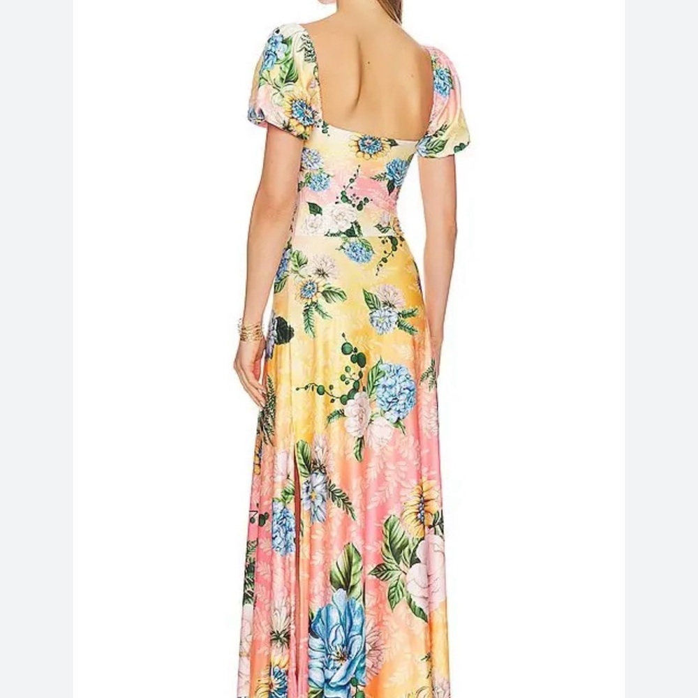 Agua Bendita clare Floral Maxi Dress - Pink, Blue, Green - Picture 2 of 2